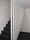 Treppenwand mit Ausschnitt